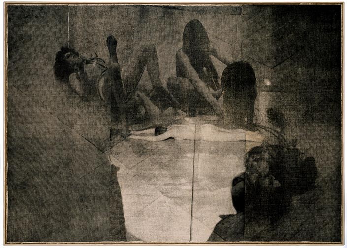 David Noonan Untitled, 2007; collaged linen; 200 x 284 cm; enquire