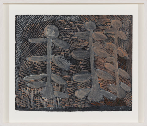 Nyapanyapa Yunupiŋu Dharpa, 2017; 1202-17; earth pigments on paper; 49.5 x 57.5 cm; more info; enquire