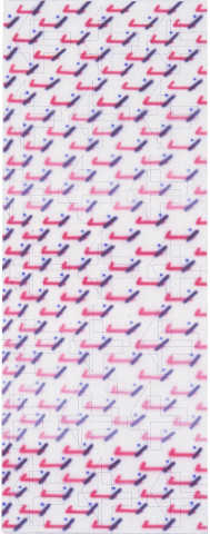 Howard Arkley 50's, 1979; acrylic on canvas; 203.6 x 78.6 cm; enquire