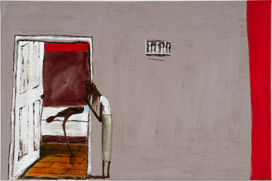 Mia Boe School night, 2026; acrylic on linen; 31 x 46 cm; more info; enquire