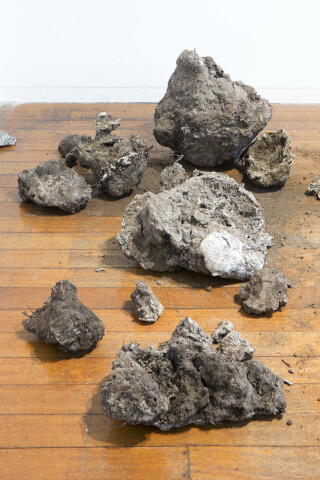 Hany Armanious Truffles, 2007; polyurethane, earth; Dimensions variable; enquire