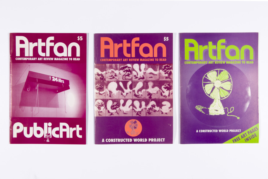 A Constructed World Artfan: contemporary art review magazine to read, 1993-98; 30 x 21 cm (each)
