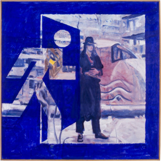 Gunter Christmann Out, 1992; acrylic on canvas; 122 x 122 cm; enquire