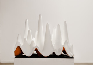 James Angus Mountains, Valleys, Caves, 2009; fibreglass and acrylic
; 45 x 62.5 x 35 cm; unique; enquire
