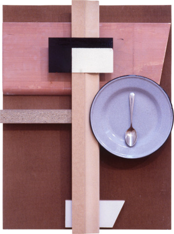 John Nixon KONSTRUCTION, 1992; various materials, wood; 43 x 58 cm; enquire