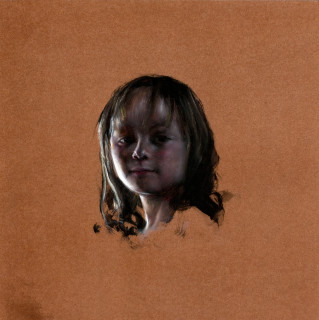 Louise Hearman Untitled #1300, 2009; oil on masonite; 61 x 61 cm; enquire