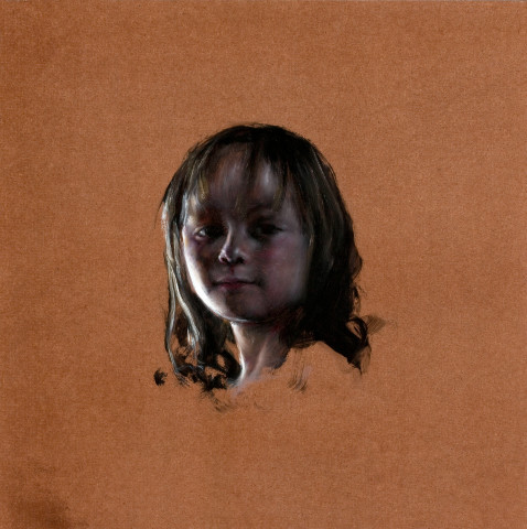 Louise Hearman Untitled #1300, 2009; oil on masonite; 61 x 61 cm; enquire