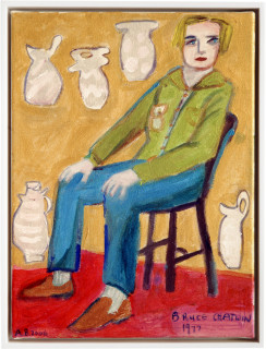 Angela Brennan Portrait of Bruce Chatwin, 1977, 2006; acrylic on canvas; 41 x 30.5cm (unframed), 43 x 33cm (framed); enquire
