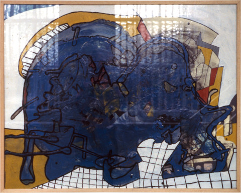 Gareth Sansom Animal, 1977; mixed media on cardboard; 82 x 102 cm; enquire