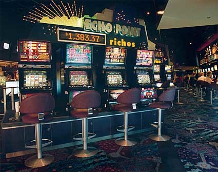 Anne Zahalka Penrith Panthers  (poker machines), 2000; type C photograph; 115 x 145 cm; Edition of 12; enquire