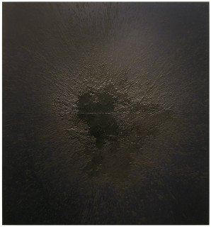Lindy Lee Dark Star, 2006; acrylic, oil, wax on board

; 4 panels, 162cm x 150cm; enquire