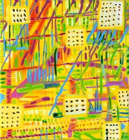 Angela Brennan Views & details II, 2002; Oil on linen; 39 x 37.5 cm; enquire