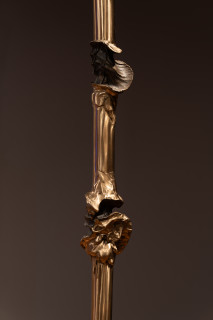 Julie Rrap Power Climber (detail), 2019; bronze; 389 x 8 x 8 cm; Edition of 2 + 1 AP; enquire