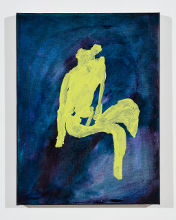 Tom Polo hold on, 2026; acrylic on canvas; 40.5 x 30 cm; enquire