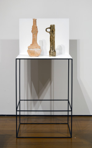 Sanne Mestrom Composition 2, 2013; bronze, ceramic, steel, enamel; 150 x 70 x 60 cm; enquire
