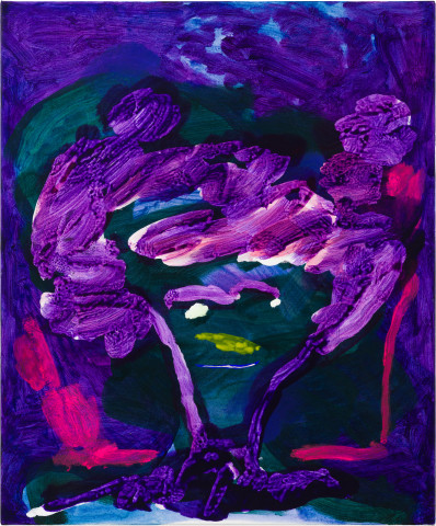 Tom Polo I always knew to bloom, 2023; acrylic and Flashe on canvas; 60 x 50 cm; enquire