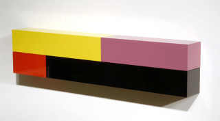 Michael Parekowhai Atarangi #3, 2004; two pot paint + aluminum; 20 x 90 x 10 cm; enquire