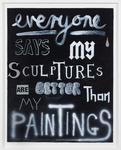 Nell Oh well or 3D vs 2D, 2018; acrylic paint and mixed media on canvas; 98.4 x 79.4 cm; enquire