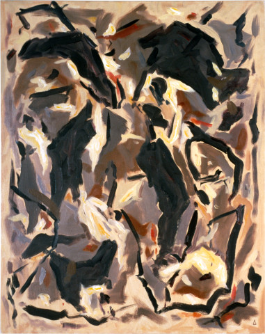 David Aspden Duo, 1986; oil on canvas; 152 x 122 cm; enquire