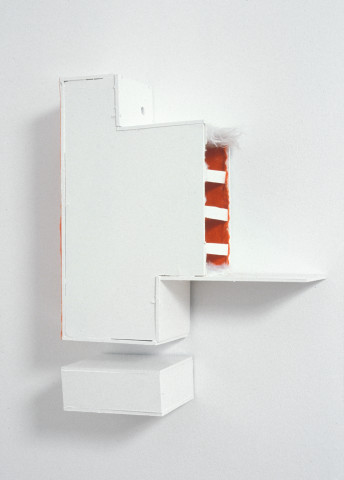 Kathy Temin Luxury Home, 1996; wood, acrylic, enamel paint, felt and plastic adhesive; enquire