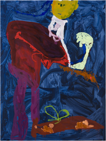 Tom Polo the edge of envy, 2021; acrylic and Flashe on canvas; 182 x 138 cm; more info; enquire