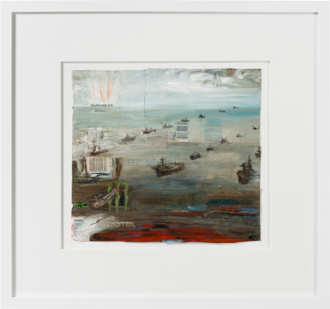 Fiona Hall shimmering prizes, 2020; oil paint on aluminium drink cans; 54 x 58 cm; enquire