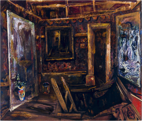 Victor Rubin La Source, Foyer of Choiceless Choosing, 1987; oil on canvas; 168 x 198 cm; enquire