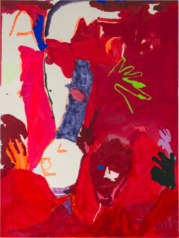 Tom Polo breakaway (anonymous arms), 2021; acrylic and Flashe on canvas; 182 x 138 cm; more info; enquire