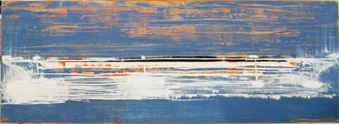 John Firth-Smith Reef #1, 2003; oil on linen; 2ft 6in x 6ft 7in; enquire