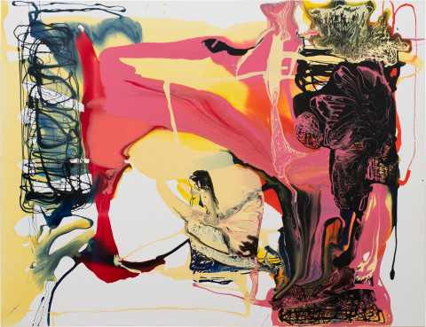 Dale Frank He grew up outside London Ontario, 2012; tinted varnish on canvas; 200 x 260 cm; enquire