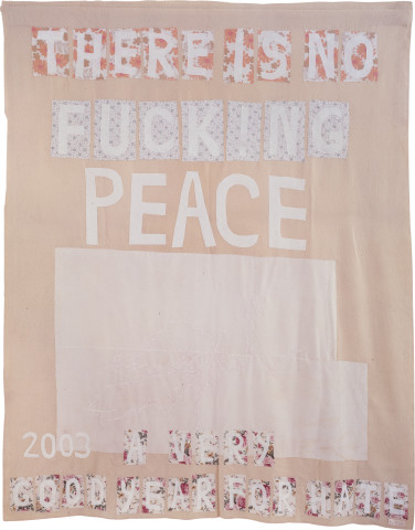 Tracey Emin REMEMBERING  2003, 2004; appliqué blanket with embroidery; 238.5 x 185.5 cm; enquire
