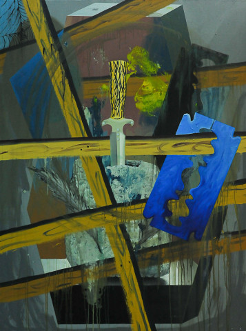 David Griggs Frat of the Obese 12, 2011; acrylic on canvas; 183 x 137 cm; enquire