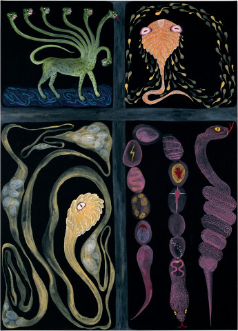 Nell Guardians of the Eastern Dark, 2005; acrylic on canvas; 91.3 x 65.7 cm; enquire