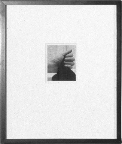 Robert Mapplethorpe Untitled (Hand), 1973; Polaroid; 13 x 10.5 cm; enquire