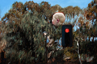Louise Hearman Untitled #1317, 2008; oil on masonite; 61 x 91.5 cm; enquire
