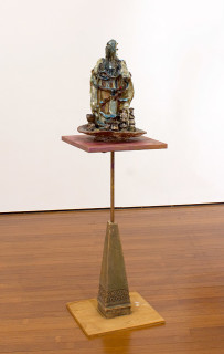 Joy Bye Silica, 2012; ceramic, found objects; 160 x 45 x 45 cm; enquire