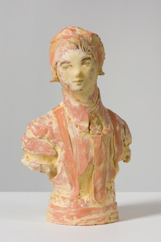 Linda Marrinon Milo from 3PBS, 2020; terracotta; 35 x 23 x 12 cm; enquire