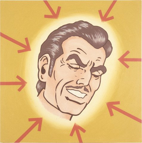 Maria Kozic Cumics (2), 1987; acrylic on canvas; 135 x 135 cm; enquire