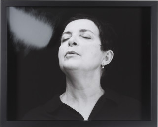 Julie Rrap Blow Back #12, 2018; digital print and handground glass; 52 x 64 cm; Edition of 3 + AP 1; enquire