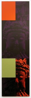 Lindy Lee Three Realms, 2006; acrylic and wax on boards, archival inks on pure cotton photorag
; 7 panels, 202.5 x 60 cm; enquire