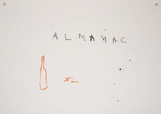 Tracey Emin Almanac, 2003; black and red ink on paper; 21 x 30 cm; enquire
