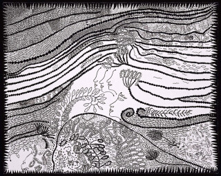 Yayoi Kusama Hymn of Life [BOZA], 2005; silkscreen on canvas; 130.3 x 162 cm; Edition of 5; enquire