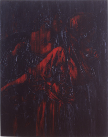 Lindy Lee Virtue, Moral Order and the Discretion of Human Gesture, 1991; oils and wax on canvas; 191 x 151.5 cm; enquire