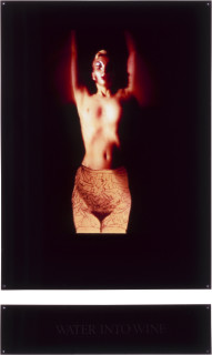 Christine Webster Water into Wine, 1987; cibachrome prints; 173 x 105 cm; enquire