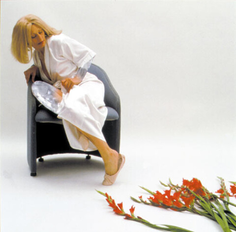 Julie Rrap Camouflage #6 (Tippi), 2000; type c colour photograph; 122 x 122 cm; Edition of 9; enquire