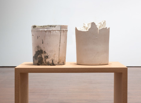 Hany Armanious The Vessels, 2018; cast pigment polyurethane resin, cork support; 117.5 x 81.5 x 61.5 cm; enquire