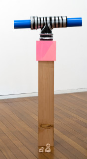 Mikala Dwyer 28, 2009; wood, magnetic rubber, steel, acrylic, paint, pins; 120 x 63 x 18 cm; enquire