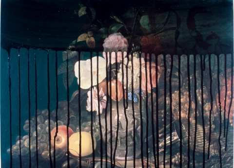 Mark Titmarsh Hammer and Anvil Part II, 1989; acrylic on mixed media; 42 x 56 cm; enquire