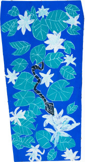 Dhambit Munuŋgurr Wakwak, 2023; 234-23; acrylic on bark; 185.5 x 98 cm; enquire