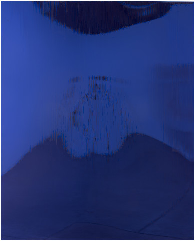 Dale Frank Inappropriate Sexual Response, 2016; Liquid glass on perspex; 200 x 150 cm; enquire